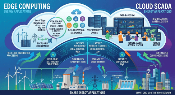 edge computing vs cloud SCADA