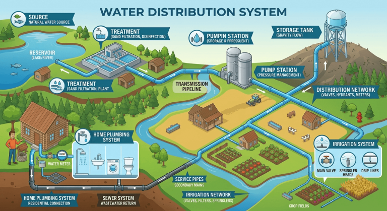Water Distribution Monitoring System