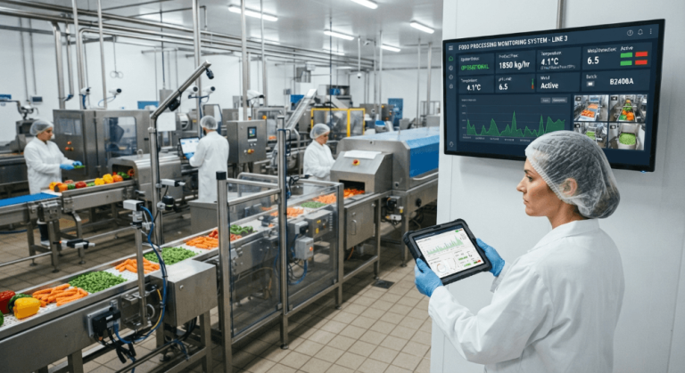 Food Processing Monitoring System