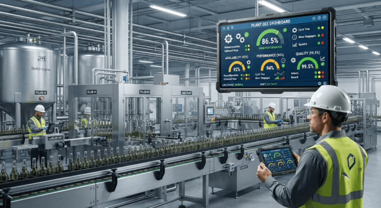 OEE Monitoring for Bottling Plants
