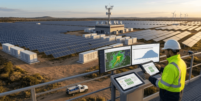 Solar Battery Monitoring System