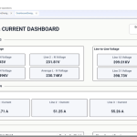voltage & current dashboard